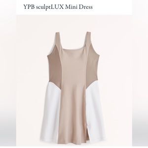 Abercrombie YPB SculptLUX Athletic Dress with built in shorts L